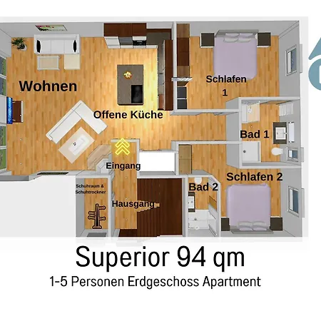 Elke's Oetztal - Nahe Therme, Herzlich, Stilvoll, Aussichtsreich Apartman Längenfeld